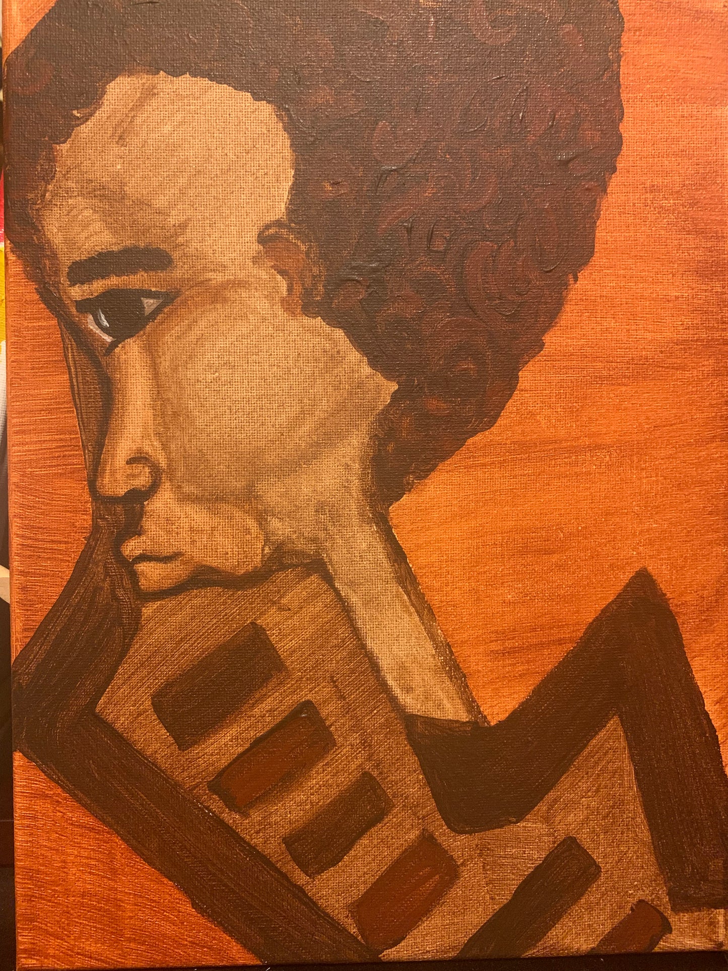 Musical Man Painting