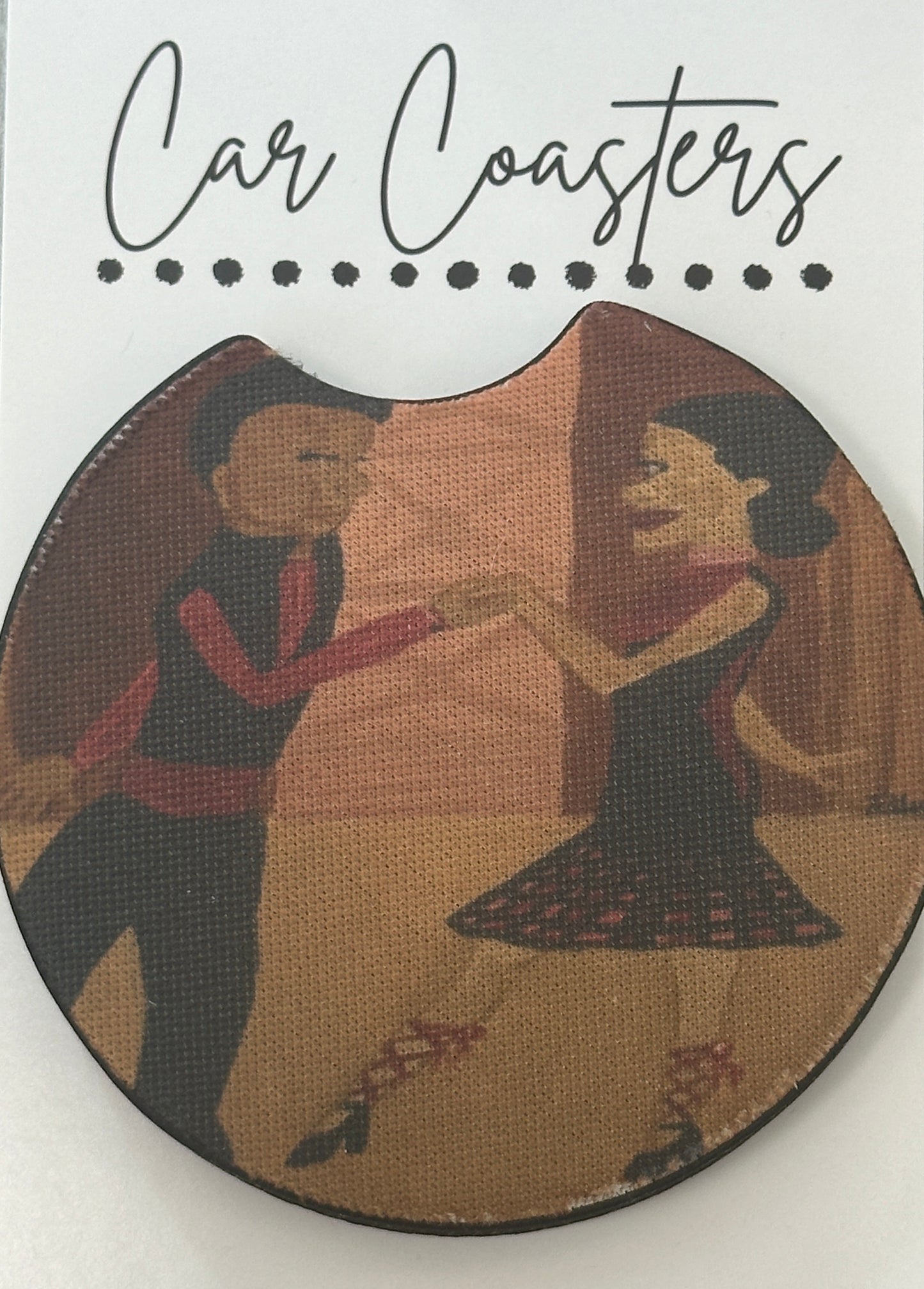 SALSA COUPLE Car Coaster