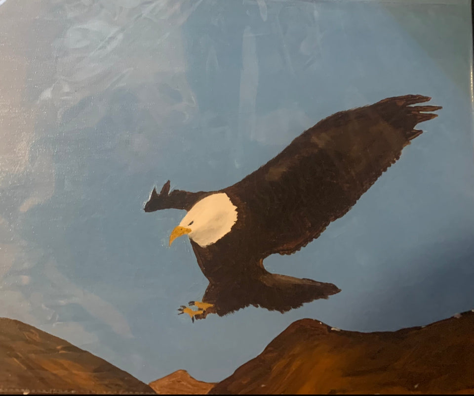 Soaring Eagle Painting