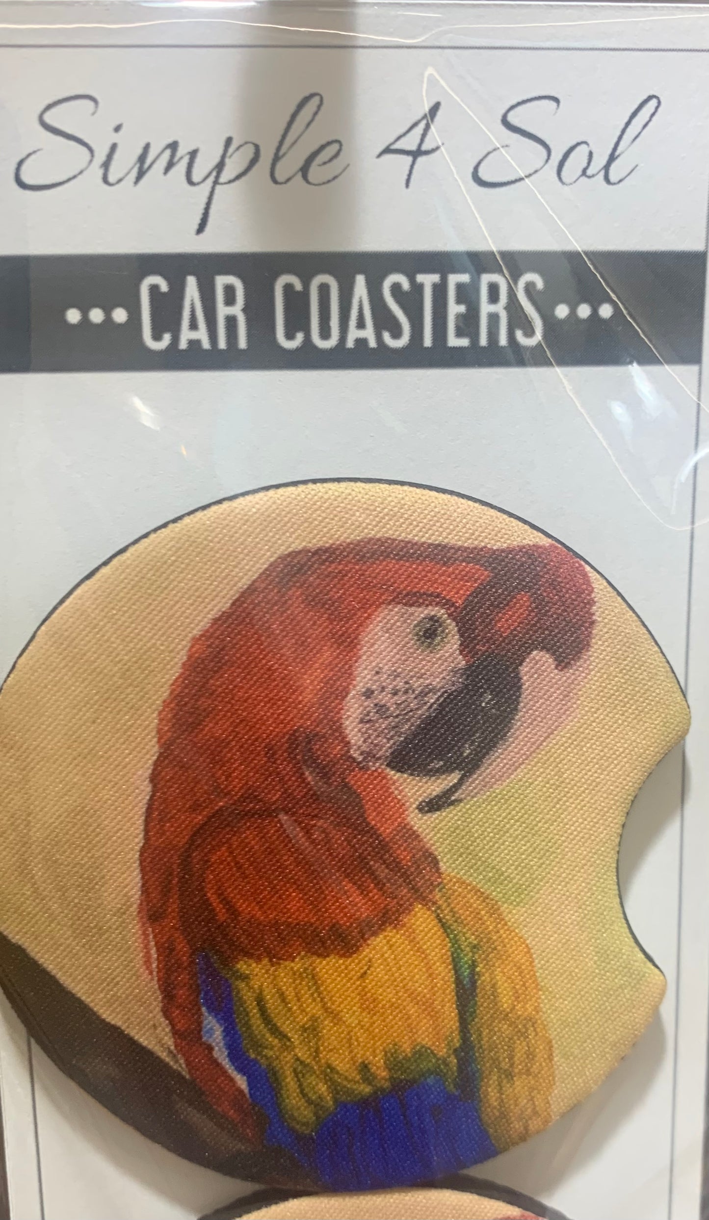 Parrot Car Coasters