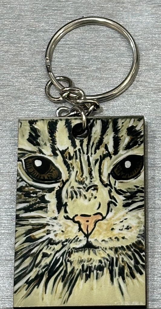 Cat Eyes Keychain