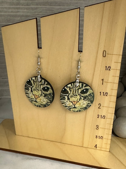 Cat Eyes Earrings (Round)