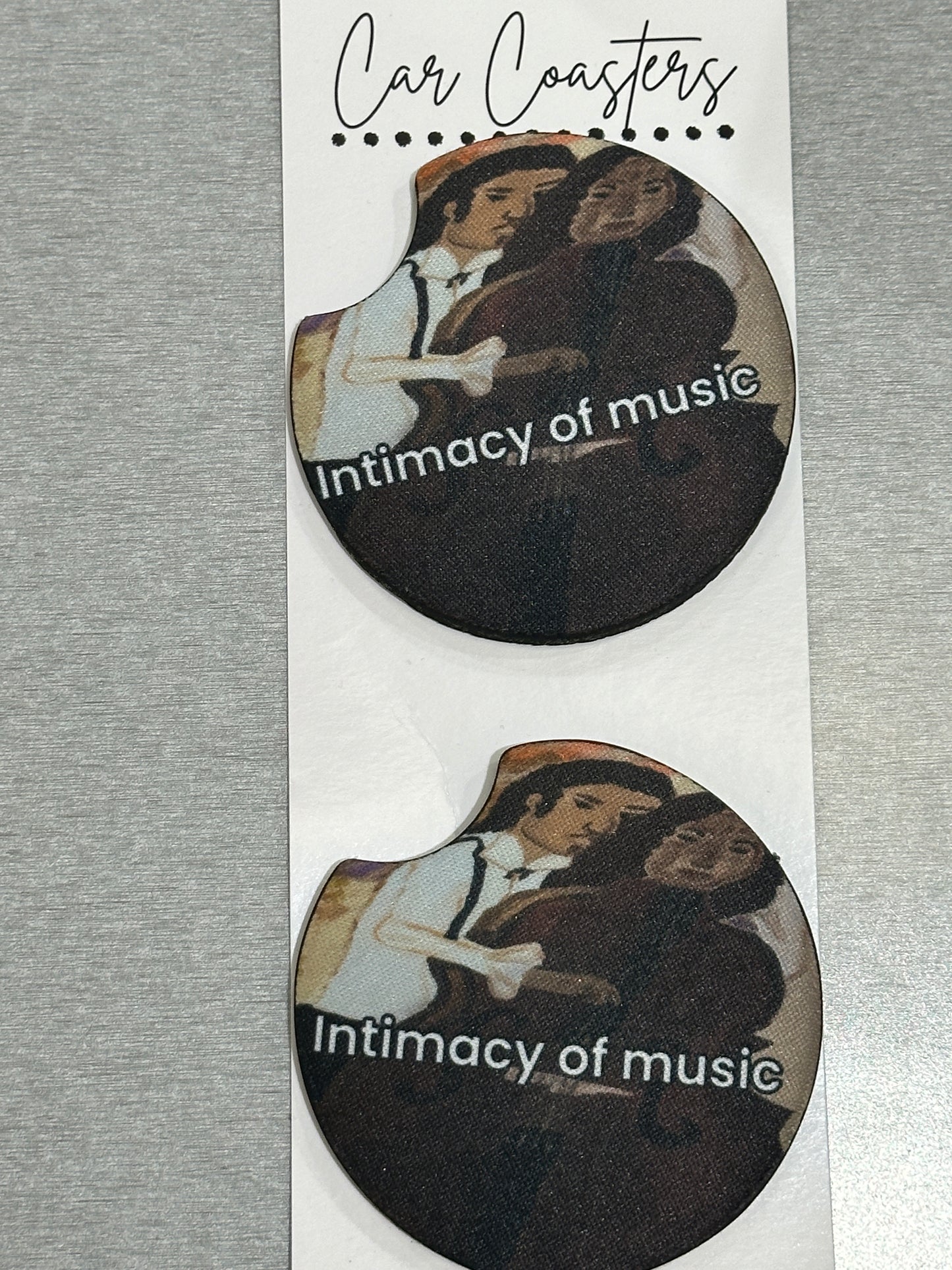 Intimacy of Music Car Coasters