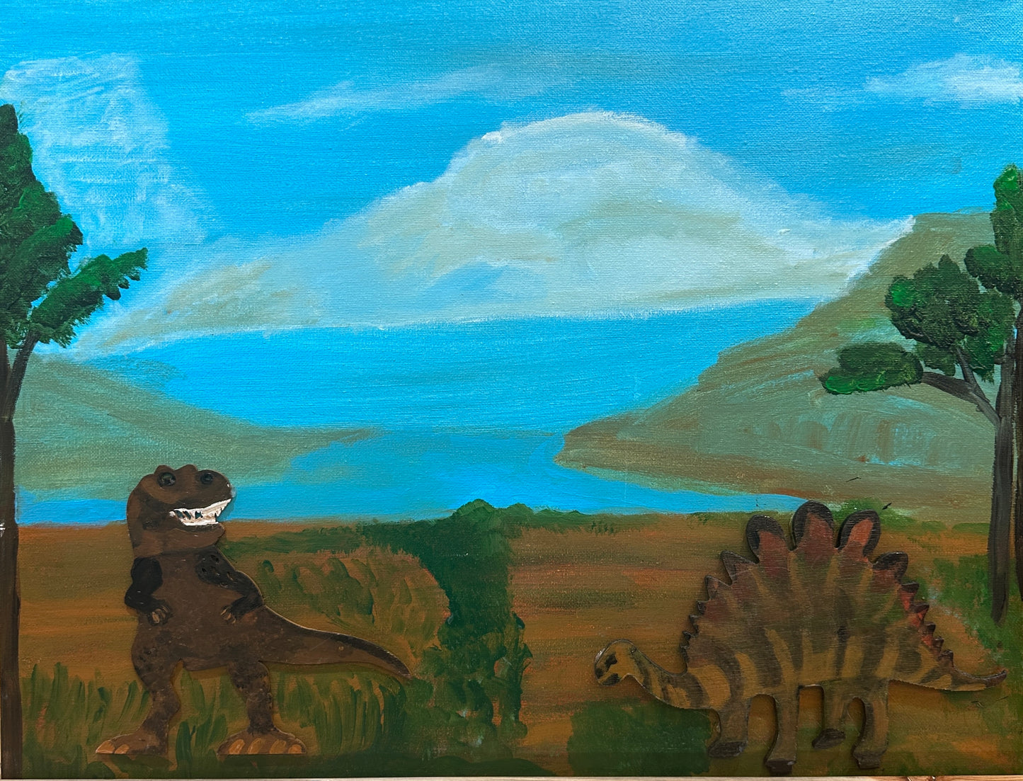 Dinosaurs Roar Painting