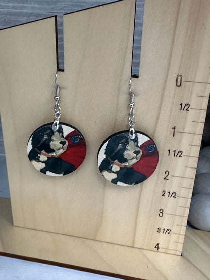 Super Pup Earrings (Round)