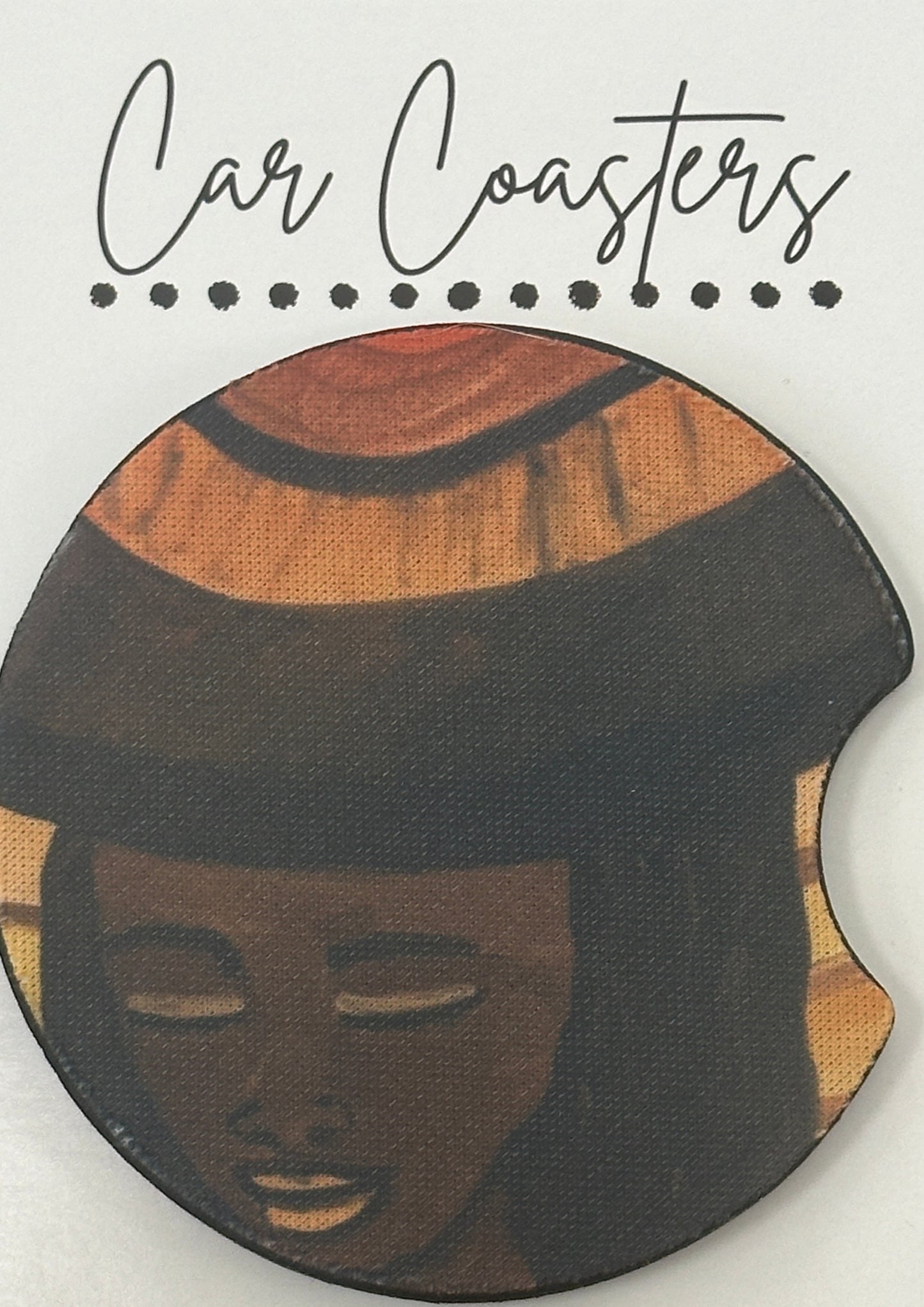 Sista N Church Hat Car Coaster