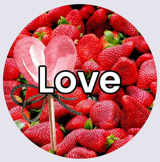 Love Car Coaster ( Strawberries)