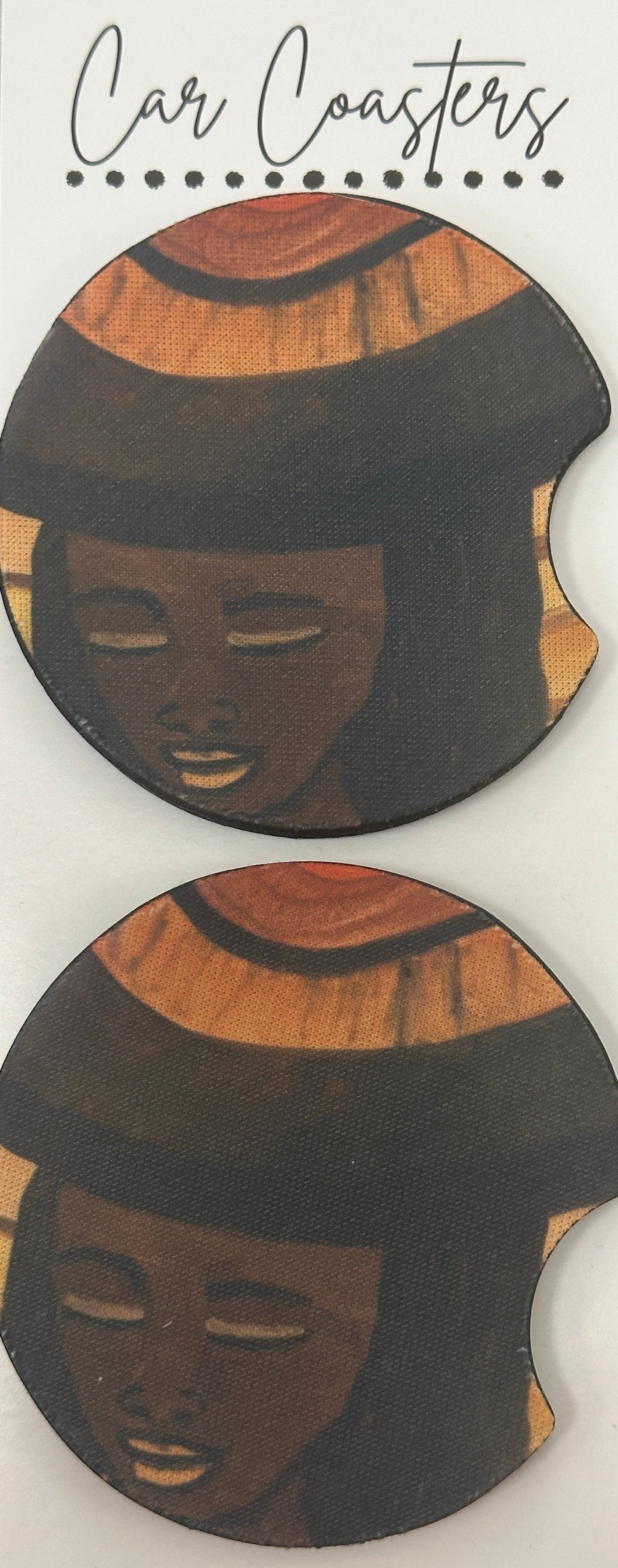 Sista N Church Hat Car Coaster